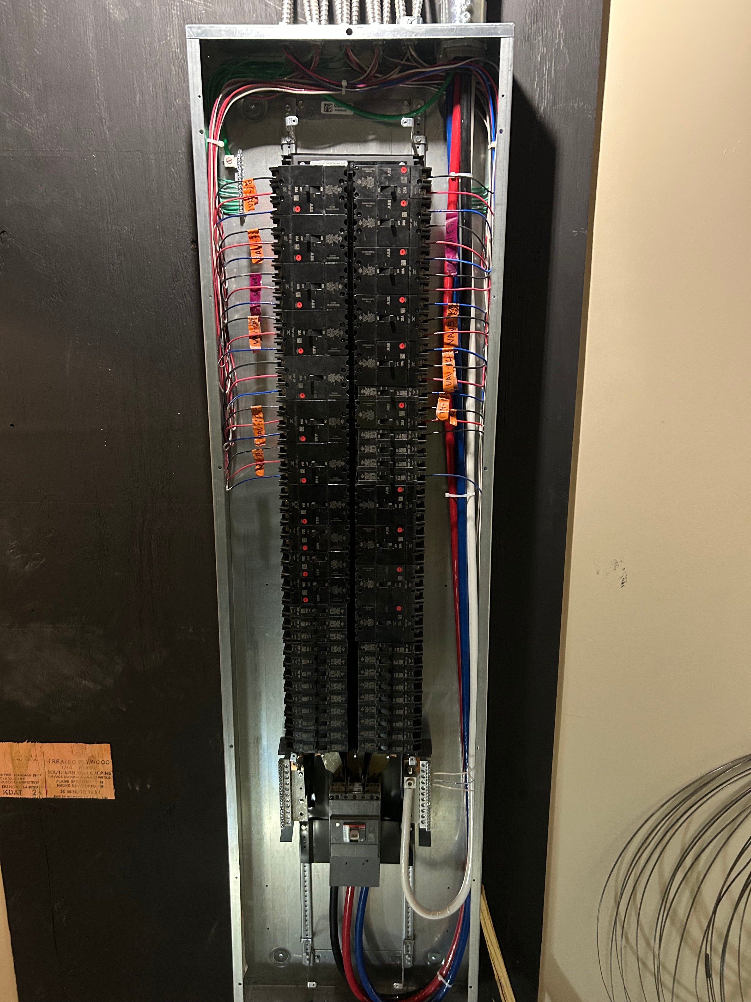 Capital Health CVP electrical panel installation