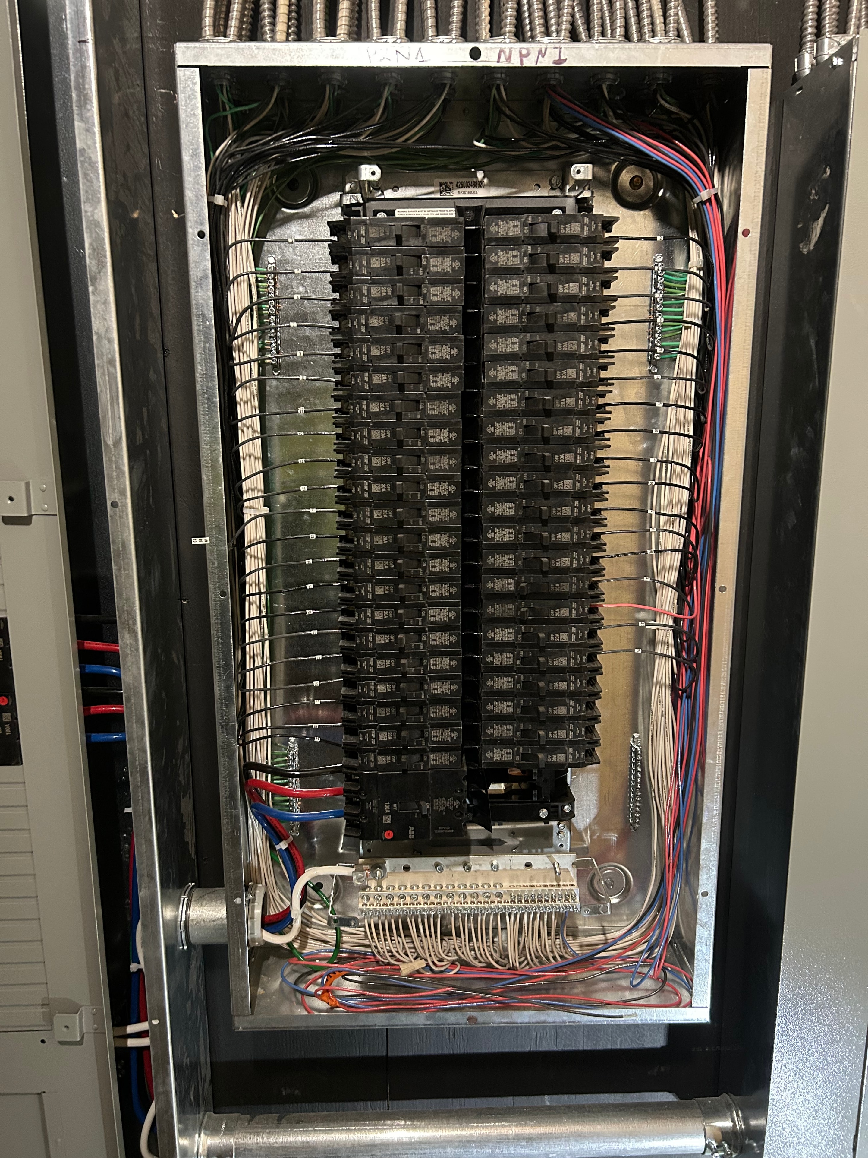 Capital Health CVP electrical panel wiring detail