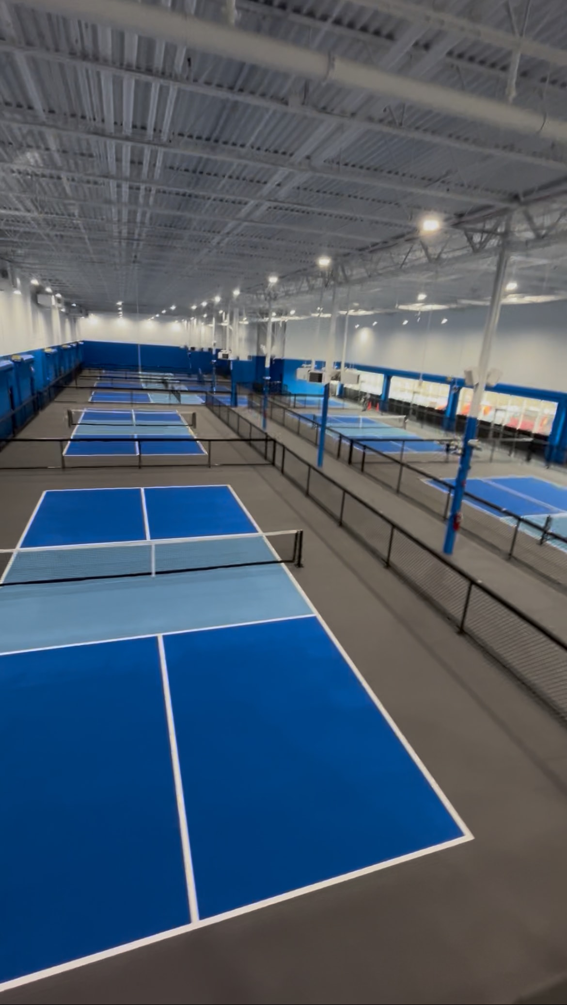Pickleball Kingdom indoor courts facility overview